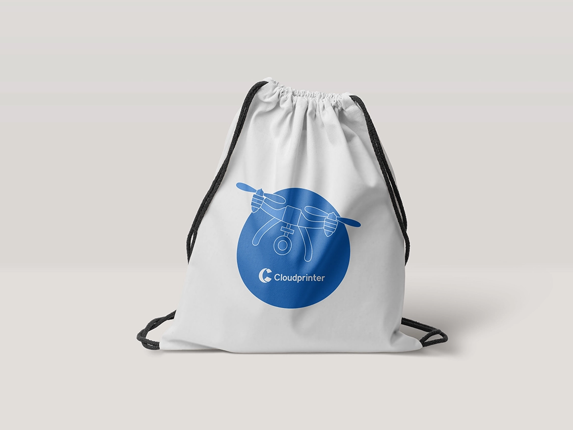 Print on demand Drawstring Bag with Cloudprinter.com
