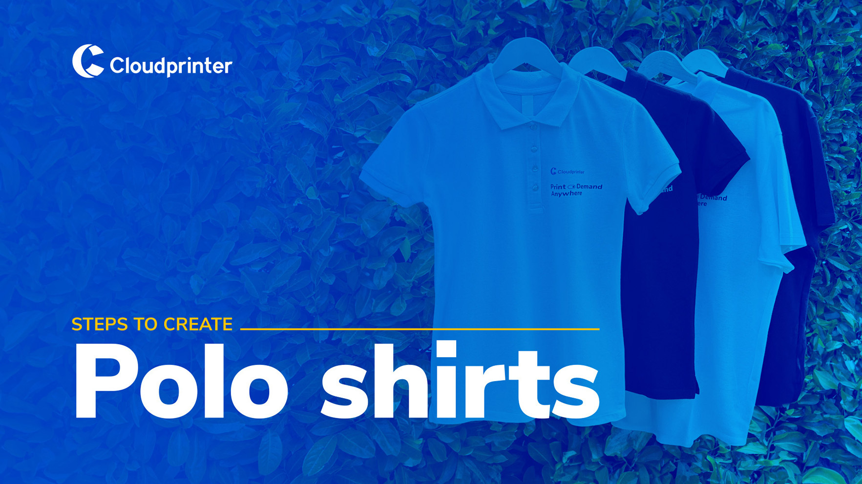 Print polo shirts with Cloudprinter.com